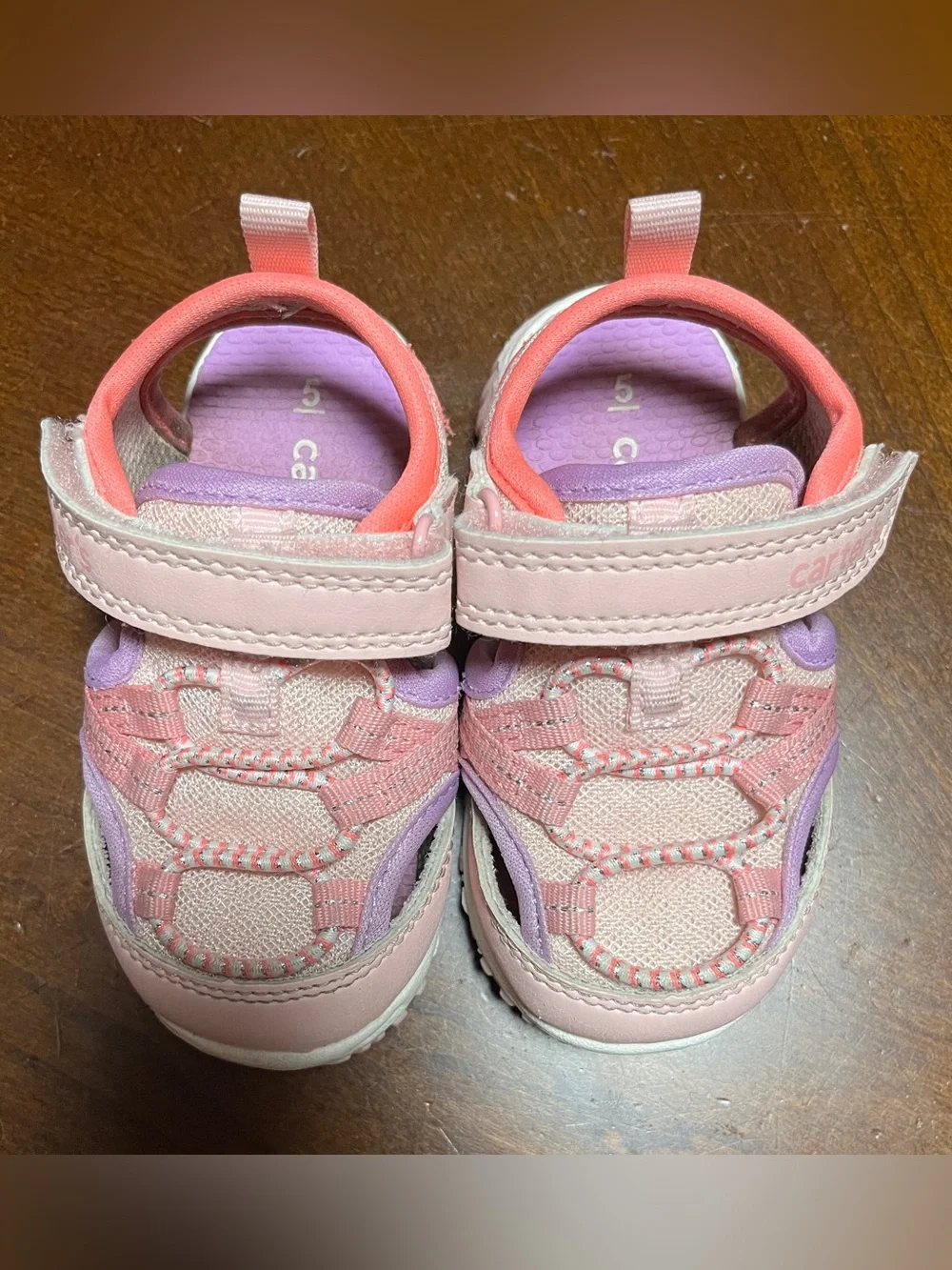 Carter’s toddler girl sandals, size 5